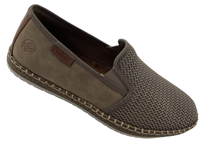 Rieker  Herren Slipper B5265-65 Textil Beige