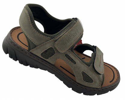 Rieker Herren Trekkingsandalen26761-54 Grün Synthetik
