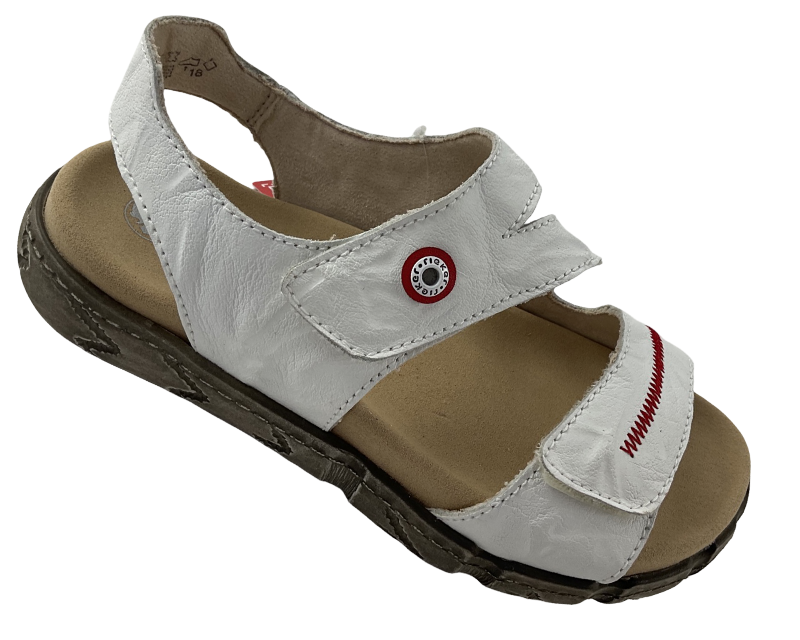 Rieker Damen Riemchensandalen  V5151-80 Weiß