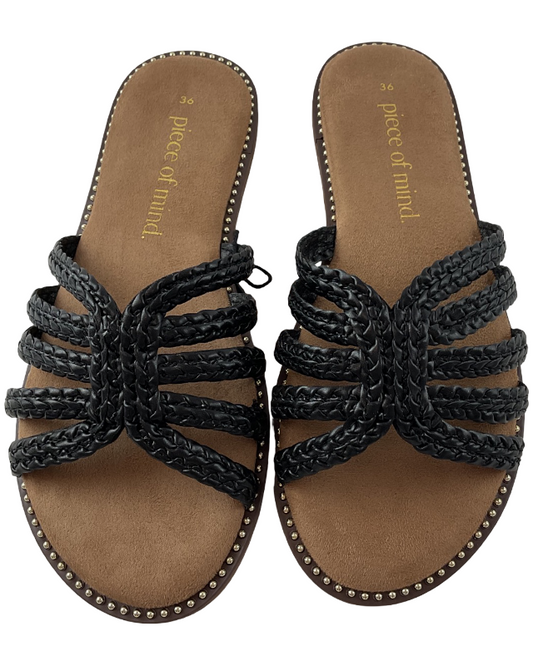 Piece of Mind  Damen  Pantoletten 271 593 Schwarz