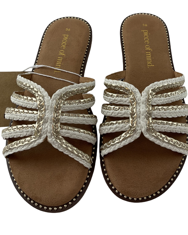 Piece of Mind  Damen  Pantoletten 271 593 WHITE MULTI