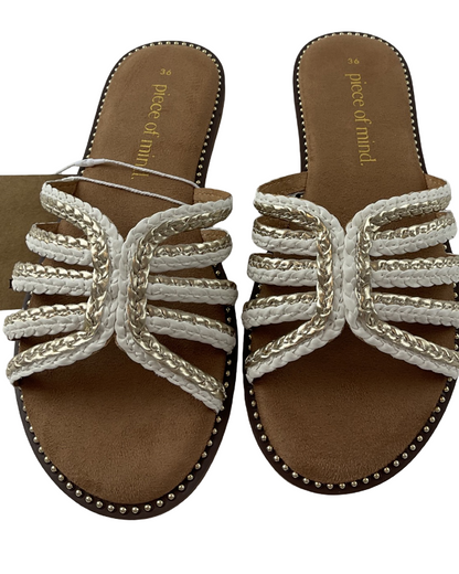 Piece of Mind  Damen  Pantoletten 271 593 WHITE MULTI