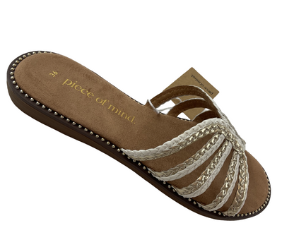 Piece of Mind  Damen  Pantoletten 271 593 WHITE MULTI