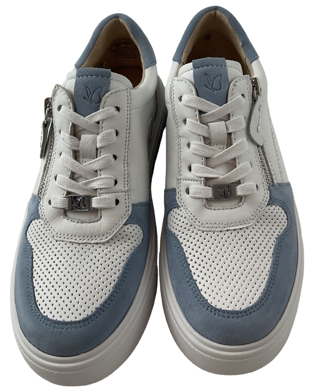 Caprice Damen Sneaker 9-23729-46 890 Jeans /Weiß