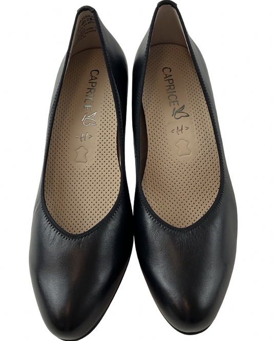 Caprice Damen Pumps 9-22308-42 022  Schwarz Nappa, Weite H