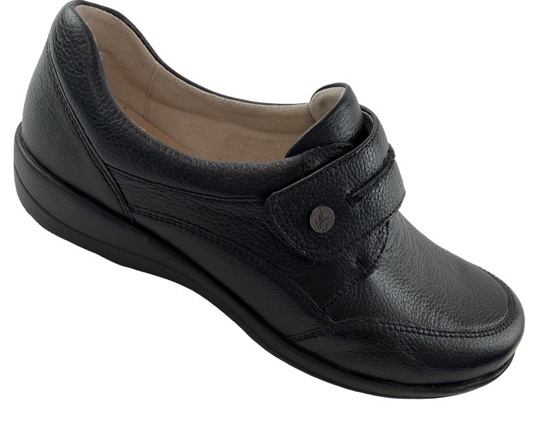 Caprice Damen Slipper 9-24753-45  022  Schwarz ,Leder  Weite-H