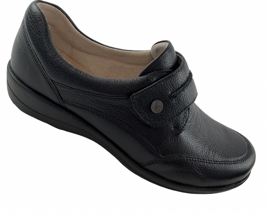 Caprice Damen Slipper 9-24753-45  022  Schwarz ,Leder  Weite-H