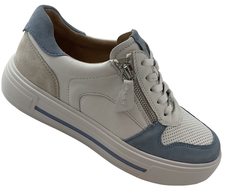 Caprice Damen Sneaker 9-23729-46 890 Jeans /Weiß