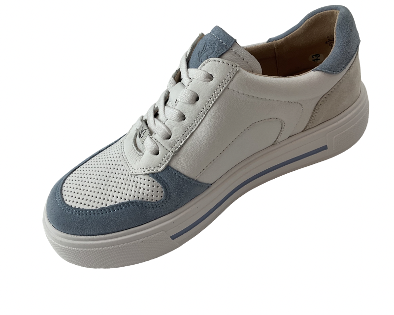 Caprice Damen Sneaker 9-23729-46 890 Jeans /Weiß