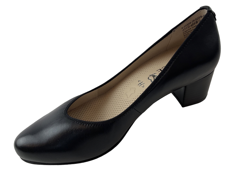 Caprice Damen Pumps 9-22308-42 022  Schwarz Nappa, Weite H