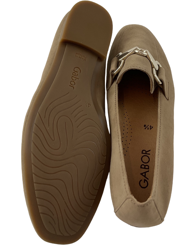 Gabor Damen Slipper 85.211.18 Samtchevreau peanut(gold)