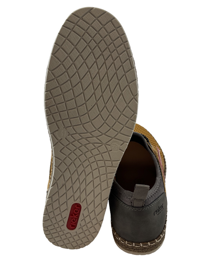 Rieker Herren Sneaker SlipperB5252-68 Gelb