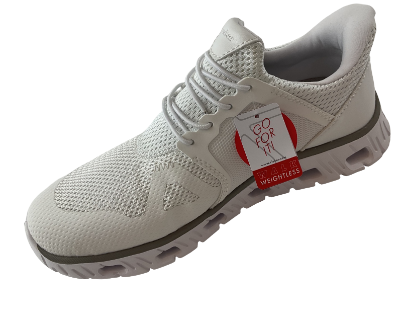 Rieker Herren Sneaker Low 04355-80 Weiß  Ready2GO
