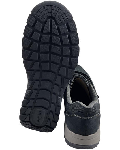 Rieker Herren Slipper 11051-14 dunkelblau Rauleder Extraweite