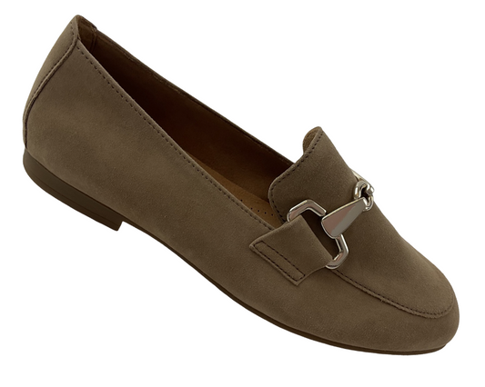 Gabor Damen Slipper 85.211.18 Samtchevreau peanut(gold)