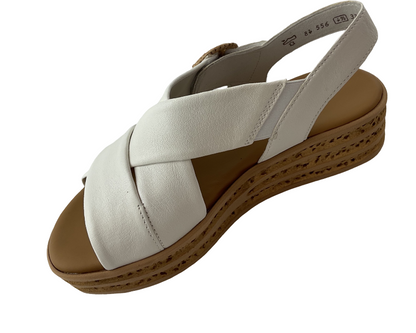 Gabor Damen Plateau Sandale 84.556.20 Creme  Nappa