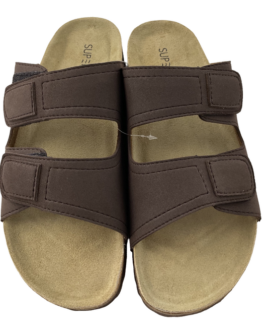 SUPERSOFT Herren Hausschuhe  Pantoffeln 174 197 DK.BROWN