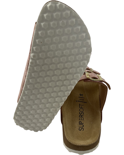 SUPERSOFT Damen Hausschuhe Pantoletten274 492 LT.PINK/ROSE