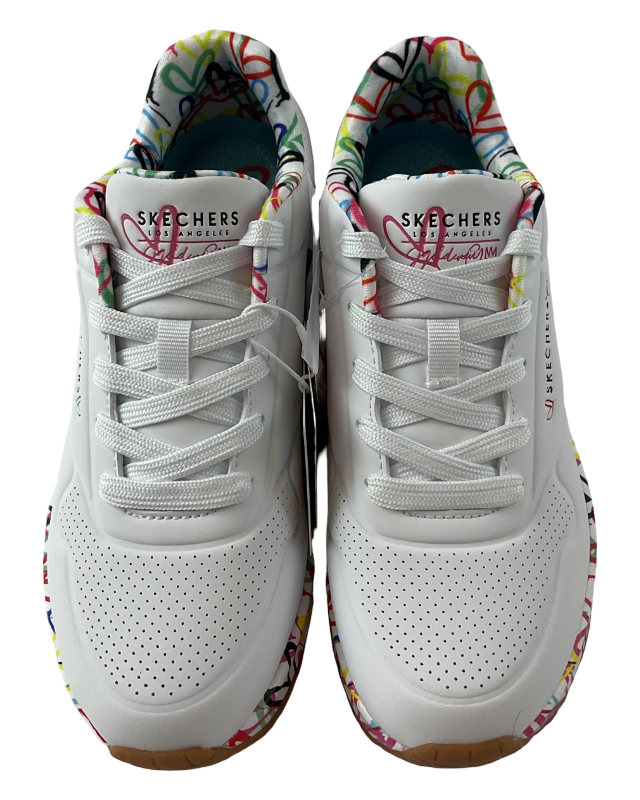 Damen Skechers Sneaker  Uno Loving Love -White 155506/WHT