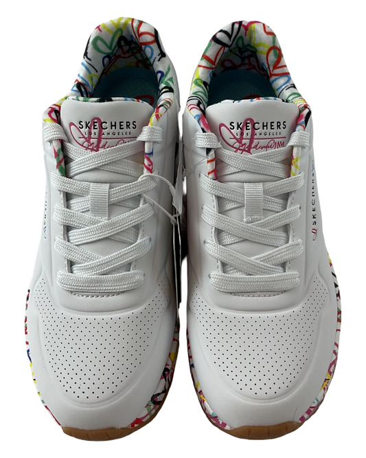 Damen Skechers Sneaker  Uno Loving Love -White 155506/WHT