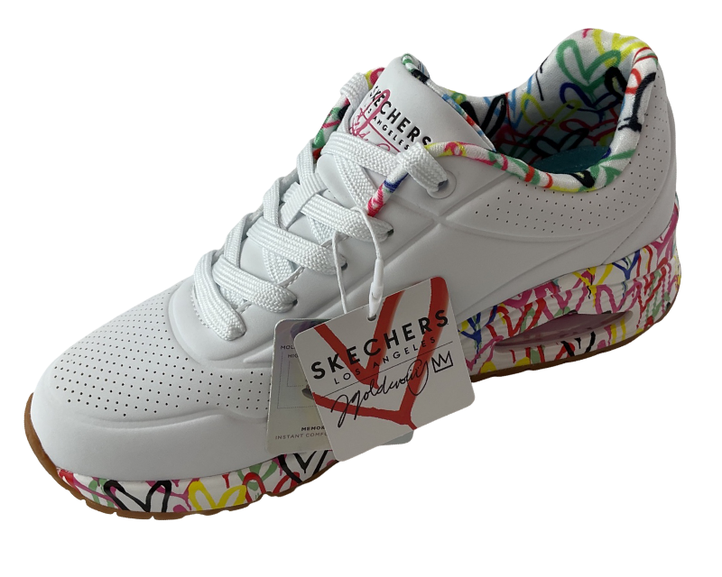 Damen Skechers Sneaker  Uno Loving Love -White 155506/WHT
