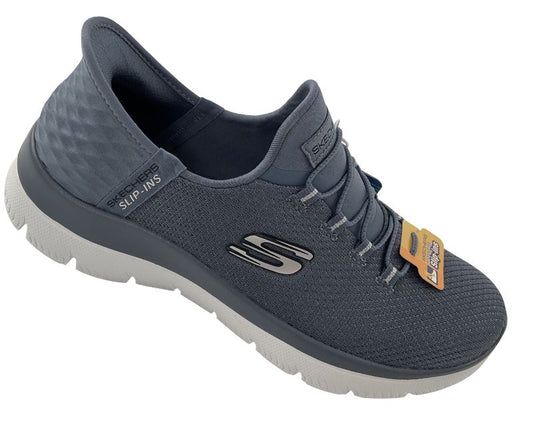 Damen Skechers Slip-ins: Summits - Diamond Dream 150123/SLT Blau   VEGAN