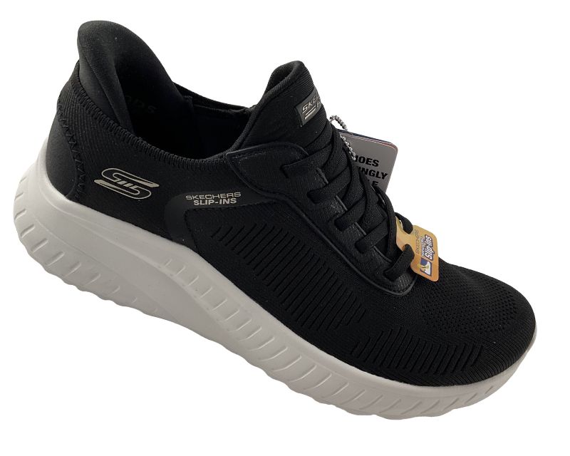 Damen Skechers Slip-ins: BOBS Sport Squad Chaos 117497/BLK