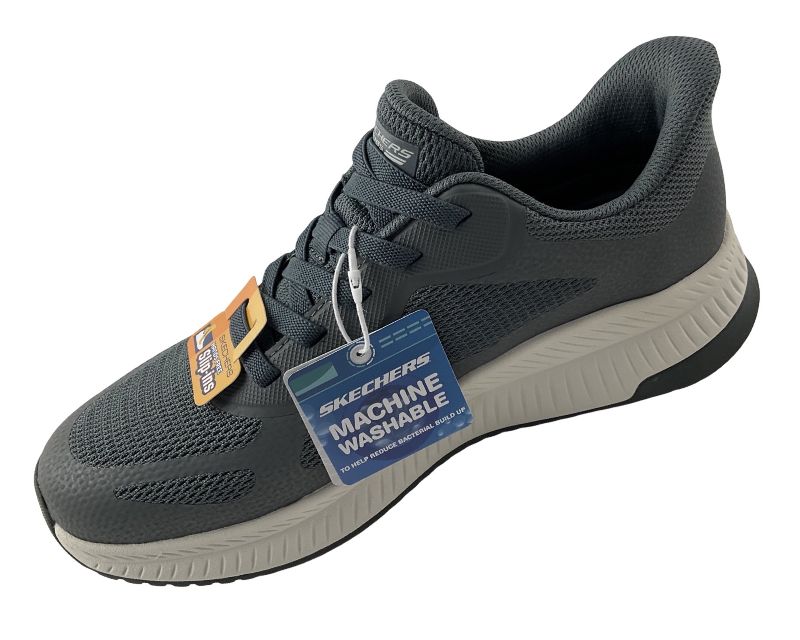 Herren Skechers Slip-ins: BOBS Squad4  Charcoal 118423/CCL
