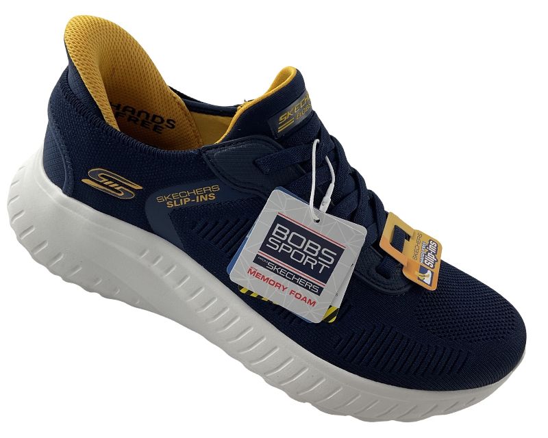 Herren Skechers Slip-ins: BOBS Sport Squad Chaos 118312/NVY