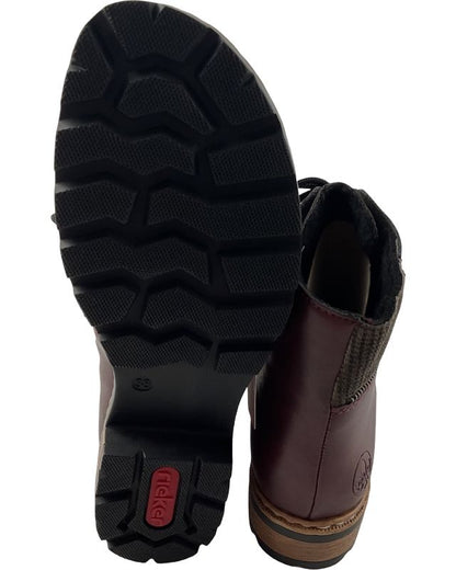 Rieker Damen  Kurzstiefel Z9344-30 Rot  Warmfutter