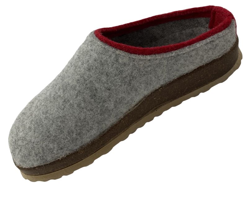 Supersoft  Damen  Pantoletten 522 533 LT.GREY  Filz