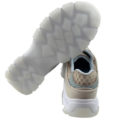 Bugatti Damen Sneaker 432-95208-5559-5242 Beige/Hellblau
