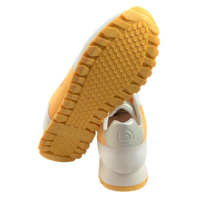 Bugatti Damen Sneaker 431-A6L05-5550-2133 Orange/Weiß